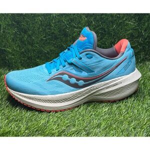 Saucony Triumph 20 Womens Running Shoes Blue Prospect Glass S10759-31 Size 10